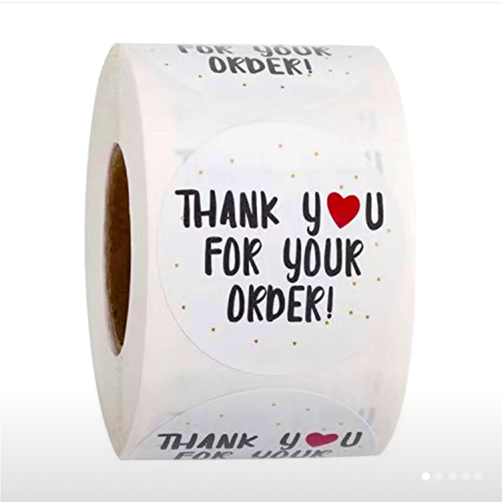 500pcs Thank You Stickers